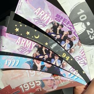 Bts merch and super M stickers 
Bundle  #kpop #Bts # Photos